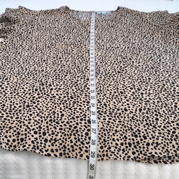 She + Sky Cheetah Print Pullover Top Size 1XL - Picture 11 of 12